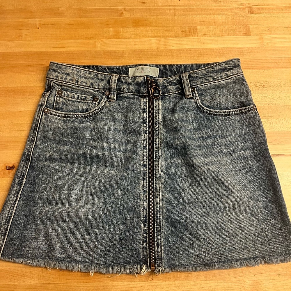 We the free jean skirt